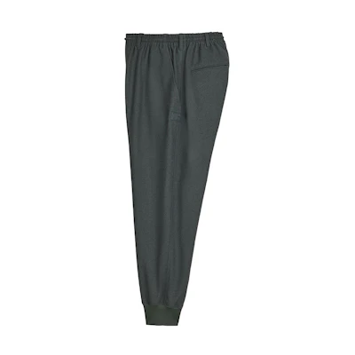 Y-3 Flannel Cuff Casual Jogger Pants Grey Sportswear IQ1826