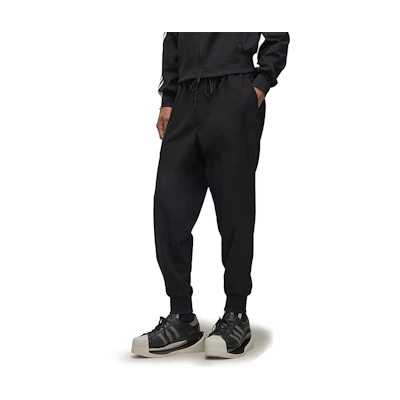 Y-3 Flannel Cuff Pants Minimalist Casual Trousers Men’s Black. IZ1878