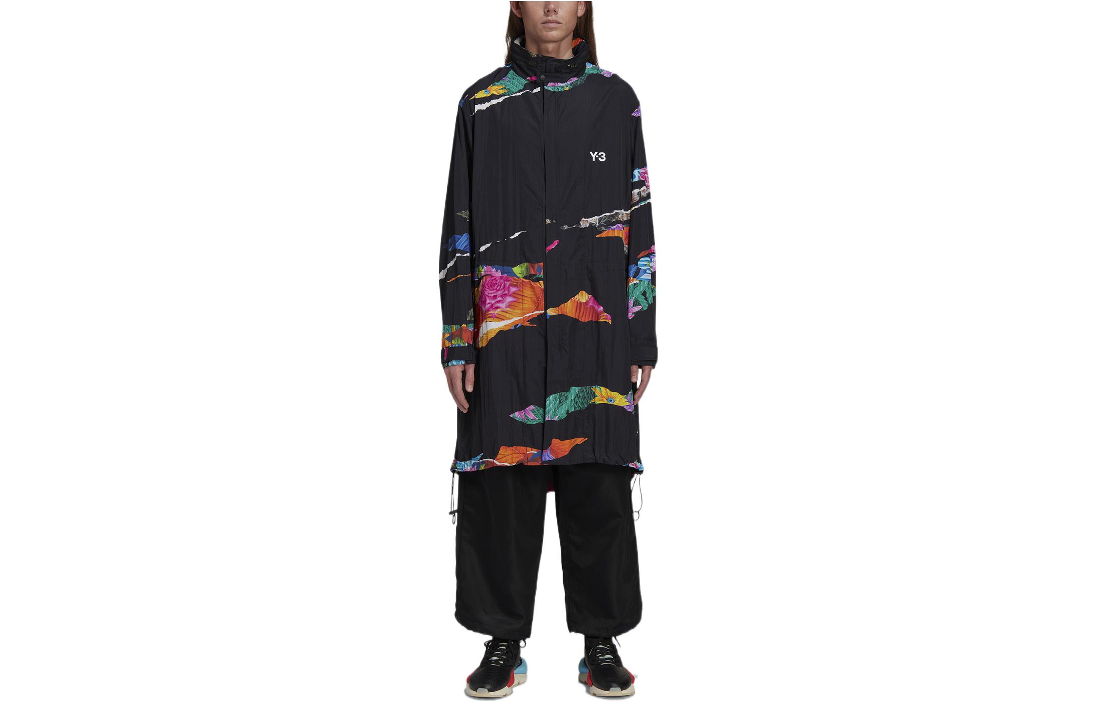 Y-3 Floral Print Drawstring Jacket HG6098
