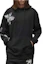 Lookbook Y-3 Floral Print Hoodie Black Long Sleeve Pullover Relaxed Fit IN4335