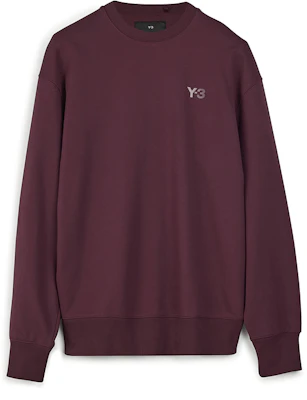 Y-3 FT Crew Sweat Burgundy Casual Long-Sleeve Sweatshirt 50-IV5582 Buy Y-3 FT Crew Sweat Burgundy Casual Long-Sleeve Sweatshirt 50-IV5582