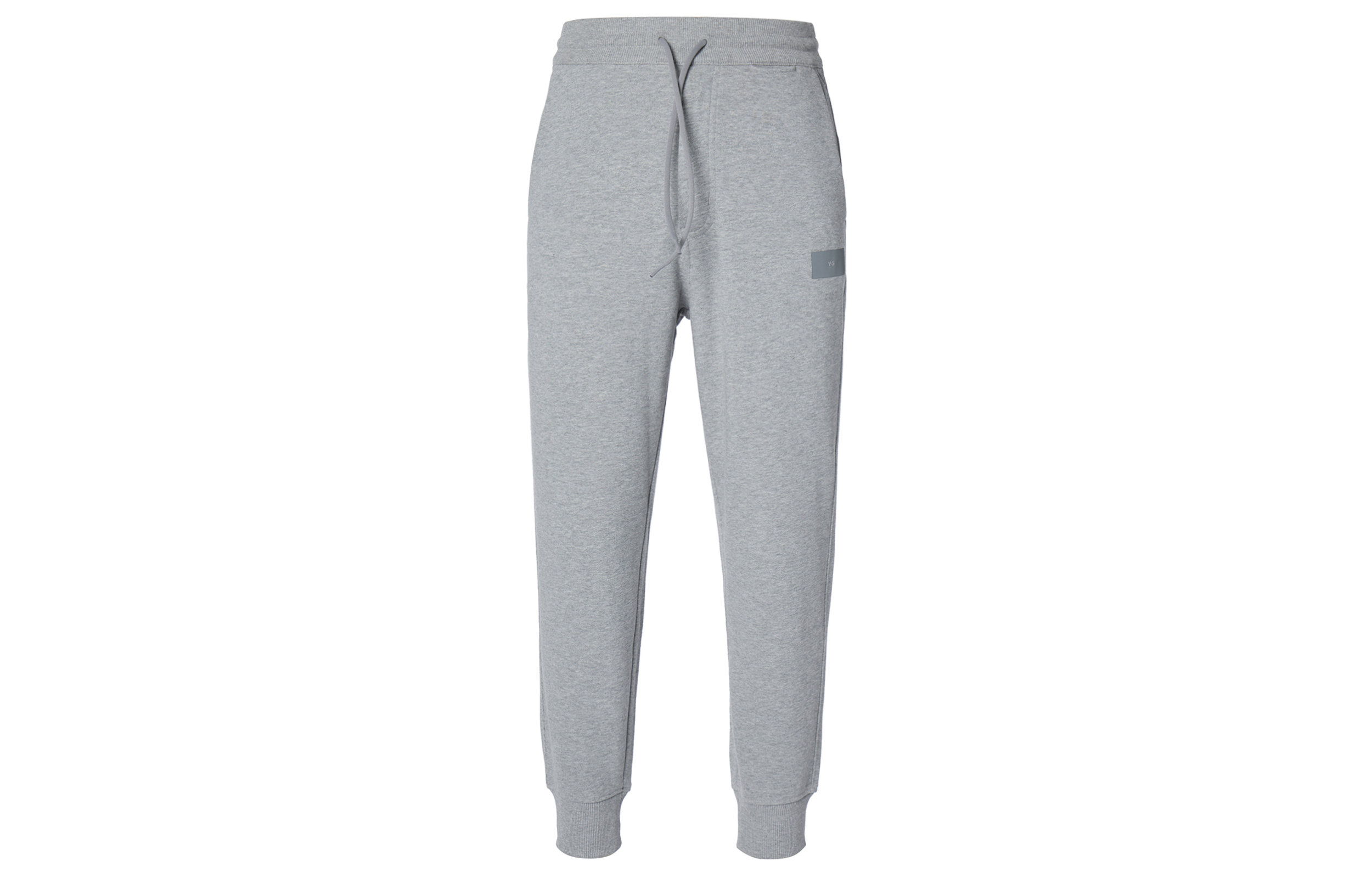 Order Y-3 FT Cuff Pants Seluar Kasual Sweatpants Kelabu Cerah IB4809