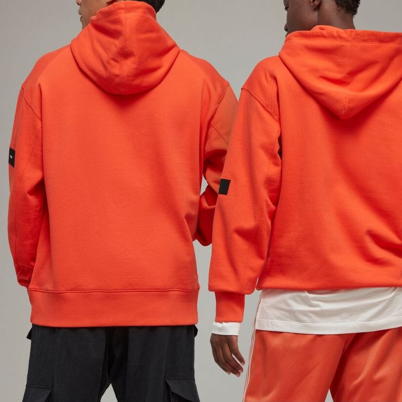 Shop Sudadera Y-3 FT Pullover en Naranja Sólido. IB4807