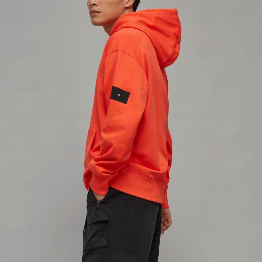 Sizing Sudadera Y-3 FT Pullover en Naranja Sólido. IB4807