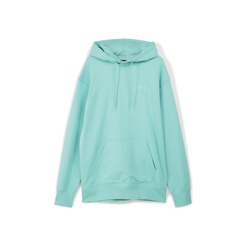 Y-3 FT Hoodie Letter Print Long Sleeve Sweatshirt Men’s Cyan Blue. 50-IV5585