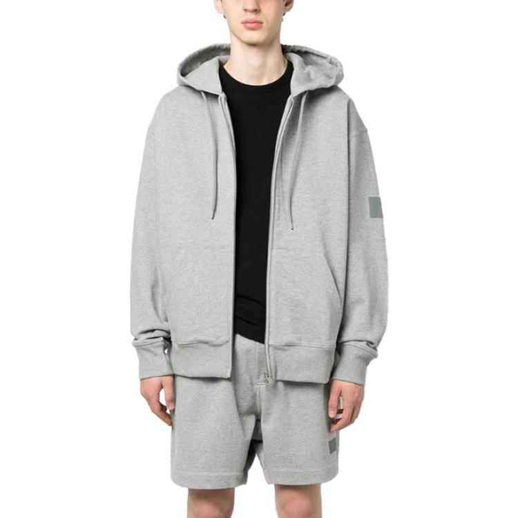 Lookbook Y-3 FT 連帽外套 淺灰色休閒運動夾克 IB4789