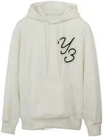 Y-3 FT Zip Hoodie Oversized Logo Beige Pullover Casual Hoodie for Men IT7524OFFWHITE Y-3 FT Zip Hoodie Oversized Logo Beige Pullover Casual Hoodie for Men IT7524OFFWHITE