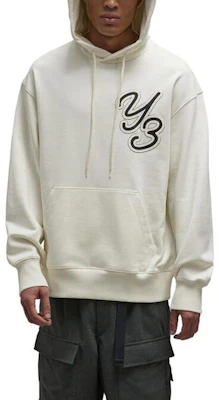 Y-3 FT Zip Hoodie Oversized Logo Beige Pullover Casual Hoodie for Men IT7524OFFWHITE Lookbook Y-3 FT Zip Hoodie Oversized Logo Beige Pullover Casual Hoodie for Men IT7524OFFWHITE