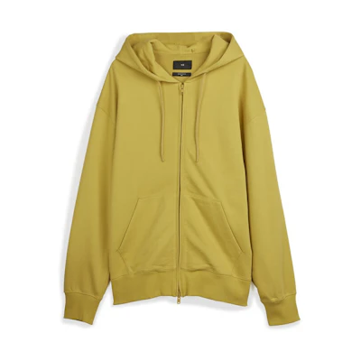 Y-3 FT Zip Hoodie Yellow Casual Solid Color Cotton Jacket. IP7702