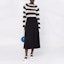 Lookbook Y-3 FW21 Asymmetric Solid Color Midi Skirt Black H61956