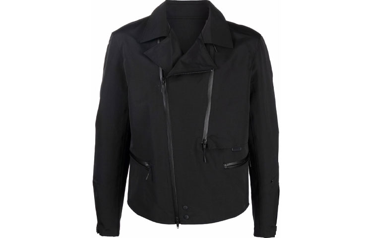 Y-3 FW21 Asymmetrical Zipper Jacket Black HB3393