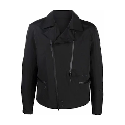 Y-3 FW21 Asymmetrical Zipper Jacket Black HB3393