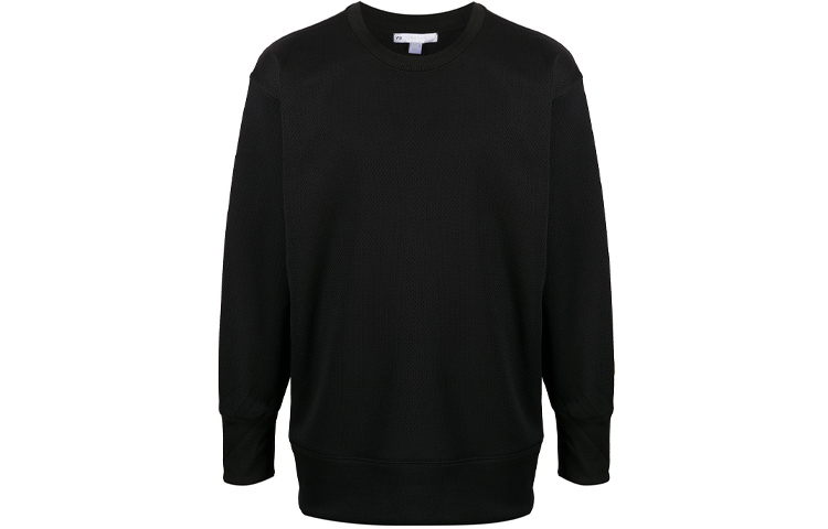 Lookbook Y-3 FW21 背面标志男女同款黑色连帽卫衣 GK4355