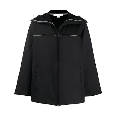 Y-3 FW21 Black Contrast Trim Hooded Jacket GV6076