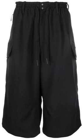 y-3-fw-21-black-drawstring-casual-cargo-shorts-hg-8599