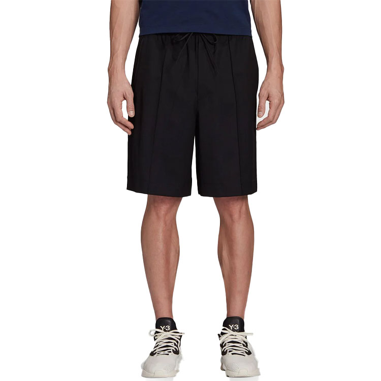 Lookbook Y-3 FW21 Black Drawstring Shorts Casual Solid Color Design GV4254