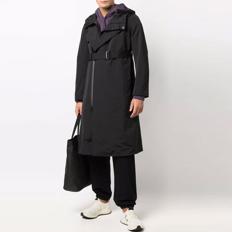 Y-3 FW21 Black Hooded Windbreaker Jacket HB6318 圖 3