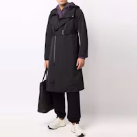 Lookbook Y-3 FW21 Black Hooded Windbreaker Jacket HB6318