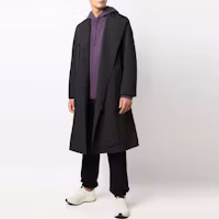 Purchase Y-3 FW21 Black Hooded Windbreaker Jacket HB6318