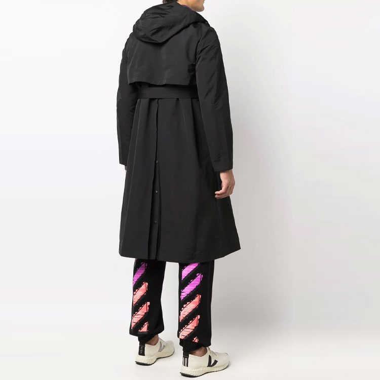 Y-3 FW21 Black Hooded Windbreaker Jacket HB6318 圖 6