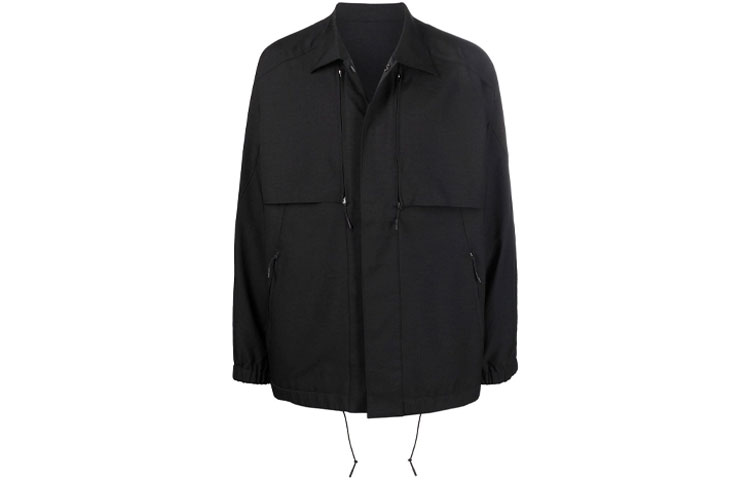 Order Y-3 FW21 ブラックジャケット 大きいポケット付き ターンダウンカラー仕様. HB3464