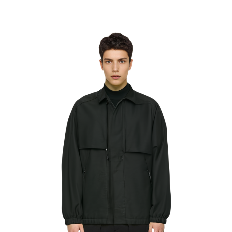 Details for Y-3 FW21 ブラックジャケット 大きいポケット付き ターンダウンカラー仕様. HB3464