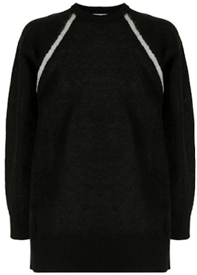 Y-3 FW21 블랙 로고 투톤 니트 풀오버 스웨터 GV0362 Buy Y-3 FW21 블랙 로고 투톤 니트 풀오버 스웨터 GV0362