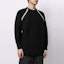 Lookbook Y-3 FW21 블랙 로고 투톤 니트 풀오버 스웨터 GV0362