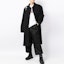 Lookbook Y-3 FW21 블랙 로고 긴팔 코트, 솔리드 컬러 칼라 HB3378