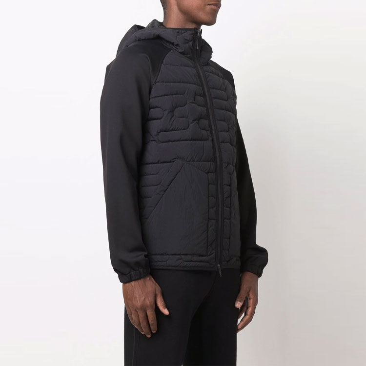 Shop Chaqueta con Capucha Negra Y-3 FW21 Color Sólido HB3470