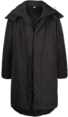 Y-3 FW21 Black Solid Color Long Down Jacket with Hood HB3335 Buy Y-3 FW21 Black Solid Color Long Down Jacket with Hood HB3335