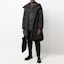 Lookbook Y-3 FW21 Black Solid Color Long Down Jacket with Hood HB3335