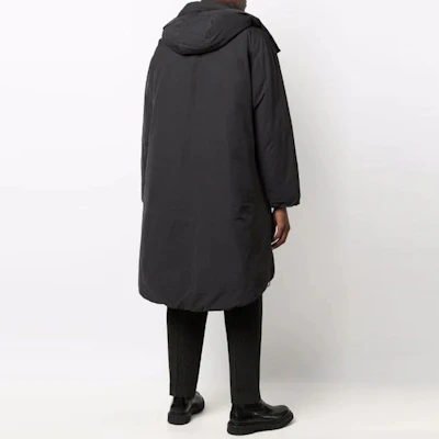 Y-3 FW21 Black Solid Color Long Down Jacket with Hood HB3335 Purchase Y-3 FW21 Black Solid Color Long Down Jacket with Hood HB3335