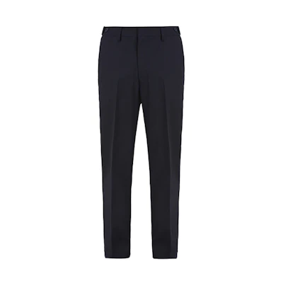 Y-3 FW21 Black Solid Straight-Leg Casual Pants DP0475