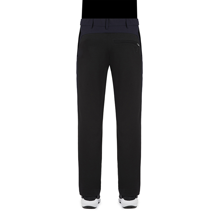 Purchase Y-3 FW21 Black Solid Straight-Leg Casual Pants DP0475