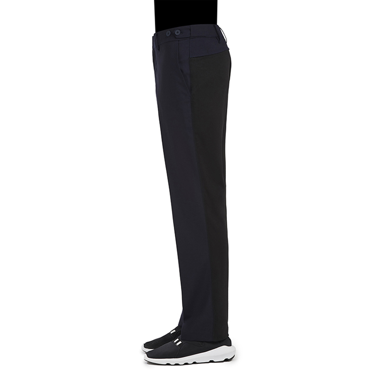Details for Y-3 FW21 Black Solid Straight-Leg Casual Pants DP0475