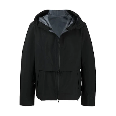 Y-3 FW21 Black Solid Zip-Up Hoodie Jacket GV6094