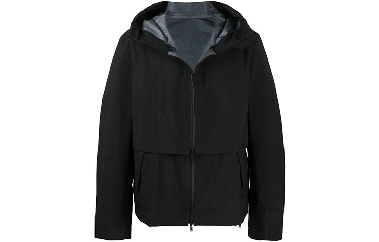 Order Y-3 FW21 Black Solid Zip-Up Hoodie Jacket GV6094