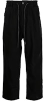 Y-3 FW21 Black Straight-Leg Pants with Side Zippers & Drawstring. HB3321 Y-3 FW21 Black Straight-Leg Pants with Side Zippers & Drawstring. HB3321