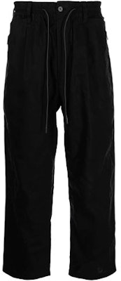 Y-3 FW21 黑色直筒裤配侧拉链和抽绳裤。 HB3321 Order Y-3 FW21 黑色直筒裤配侧拉链和抽绳裤。 HB3321