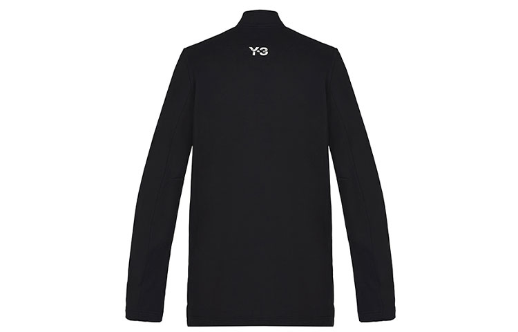 Lookbook Y-3 FW21 ブラックジッププルオーバーニットセーター. DP0513