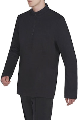 Y-3 FW21 Sweater Rajut Hitam Zip Pullover. DP0513 Shop Y-3 FW21 Sweater Rajut Hitam Zip Pullover. DP0513