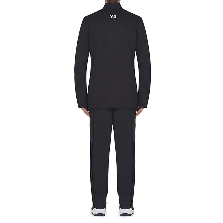 Purchase Y-3 FW21 ブラックジッププルオーバーニットセーター. DP0513