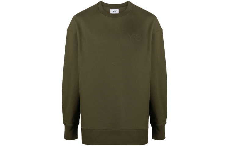 Order Y-3 2021秋冬绿标志胸口圆领卫衣. GV4192