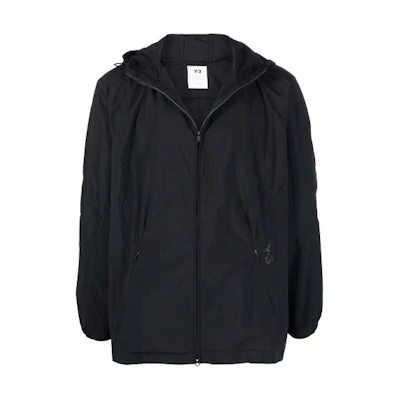 Y-3 FW21 Classic Windbreaker Hoodie Jacket Black. HH8910
