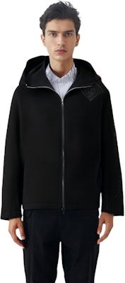 Y-3 FW21 刺繍入りカジュアルブラックフーディージャケット メンズ用. HB3344 Sizing Y-3 FW21 刺繍入りカジュアルブラックフーディージャケット メンズ用. HB3344