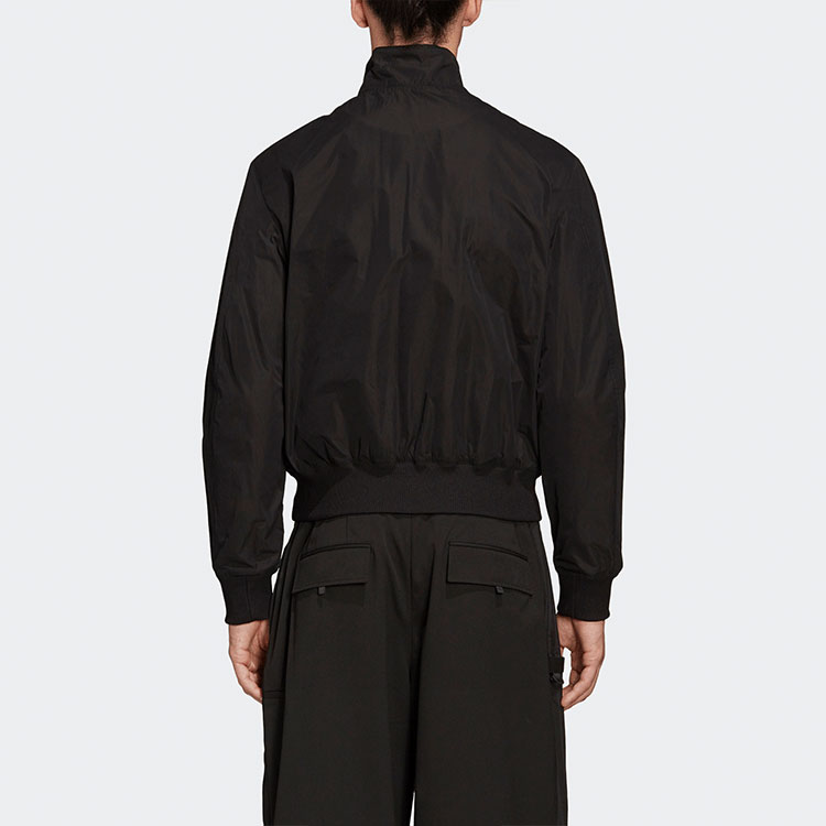 Details for Y-3 FW21 Embroidered Logo Zip-Up Jacket Black Outerwear. FN3405
