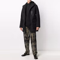 Lookbook Y-3 FW21 GORE-TEX Waterproof Wool Hooded Parka Jacket Black Mens Winterwear GK4819
