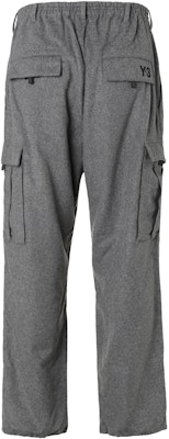 Y-3 FW21 灰色抽繩直筒工裝褲 HB3392 Shop Y-3 FW21 灰色抽繩直筒工裝褲 HB3392