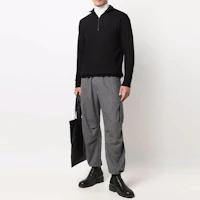 Purchase Y-3 FW21 Gray Drawstring Straight-Leg Cargo Pants HB3392